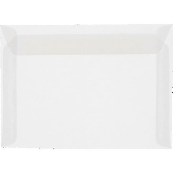 LUXPaper 6 x 9 Booklet Envelopes, Clear Translucent, 250/Pack