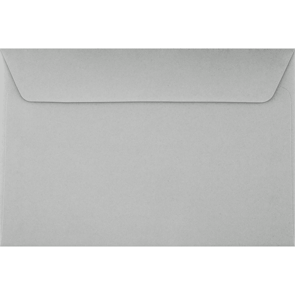 LUXPaper 6 x 9 Booklet Envelopes, Gray Kraft, 50/Pack