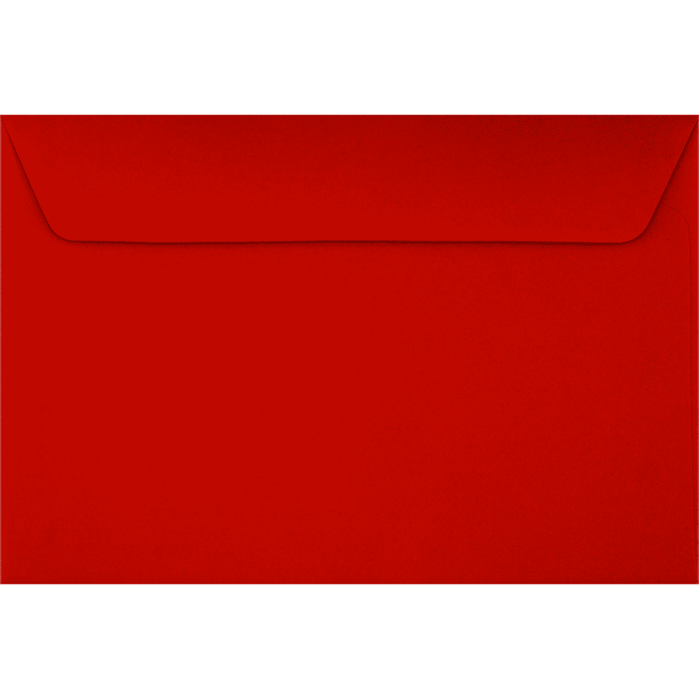 LUXPaper 6 x 9 Booklet Envelopes, Holiday Red, 50/Pack
