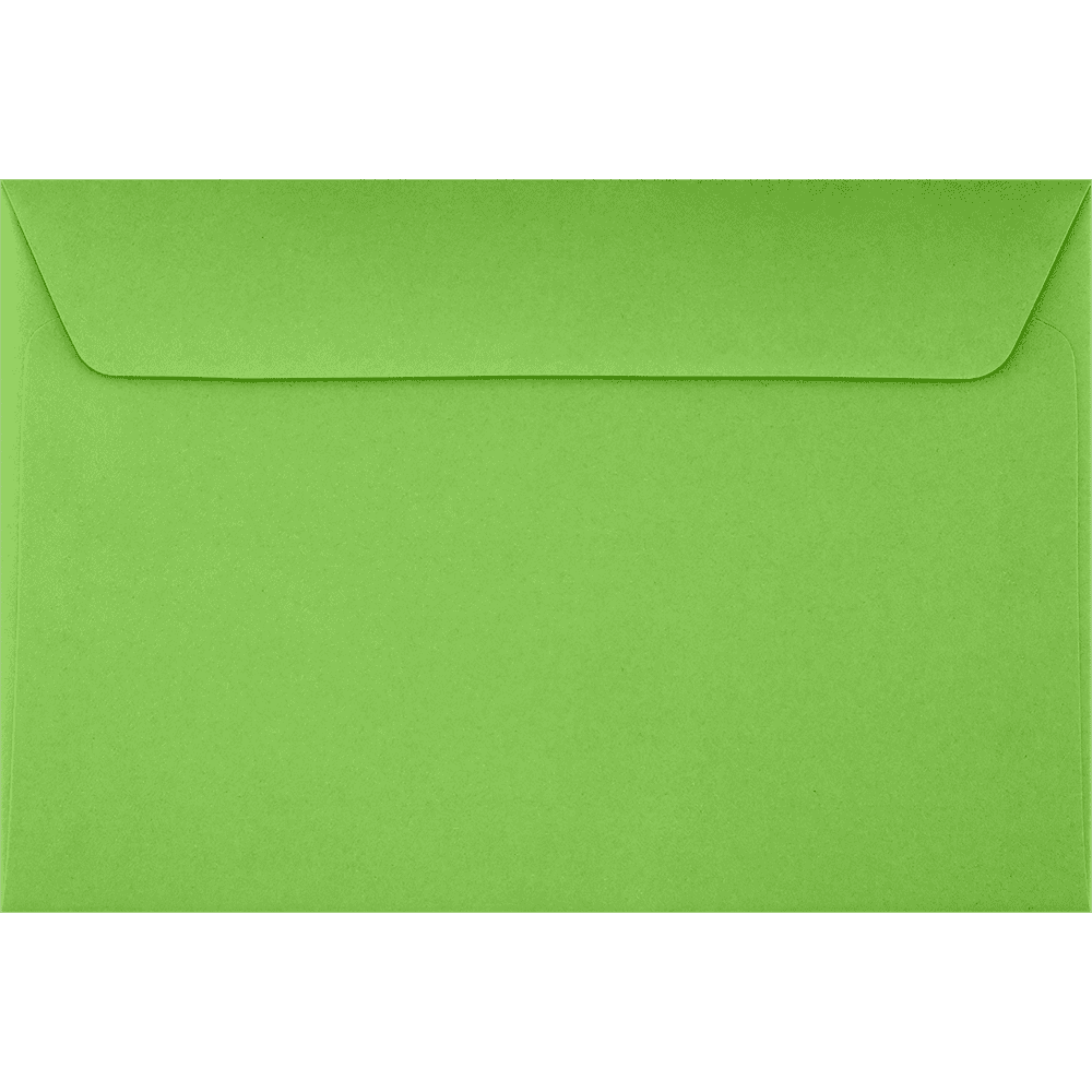 LUXPaper 6 x 9 Booklet Envelopes, Limelight Green, 250/Pack