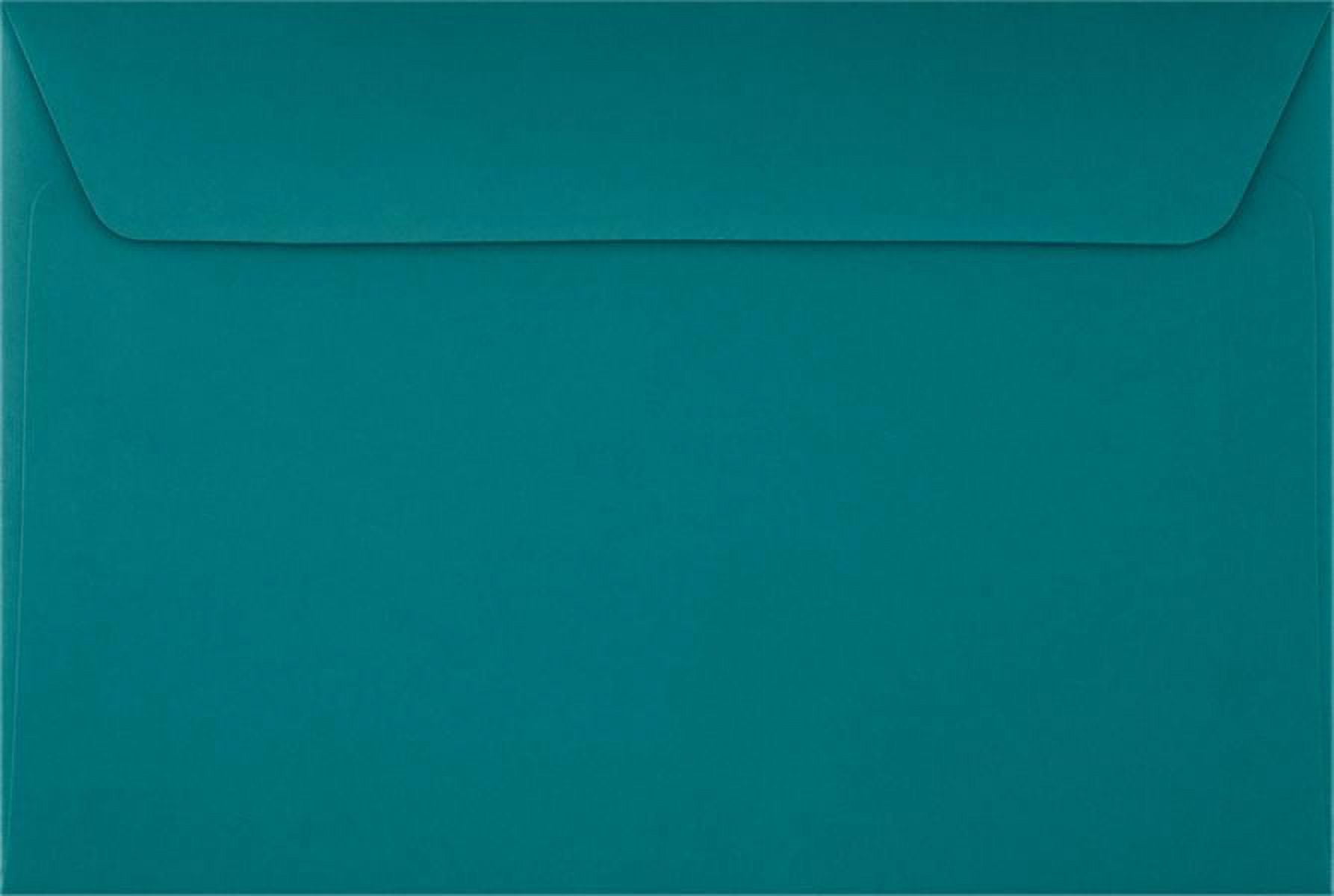 LUXPaper 6 x 9 Booklet Envelopes, Teal, 50/Pack