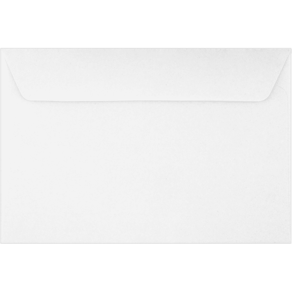 LUXPaper 6 x 9 Booklet Envelopes, White, 50/Pack