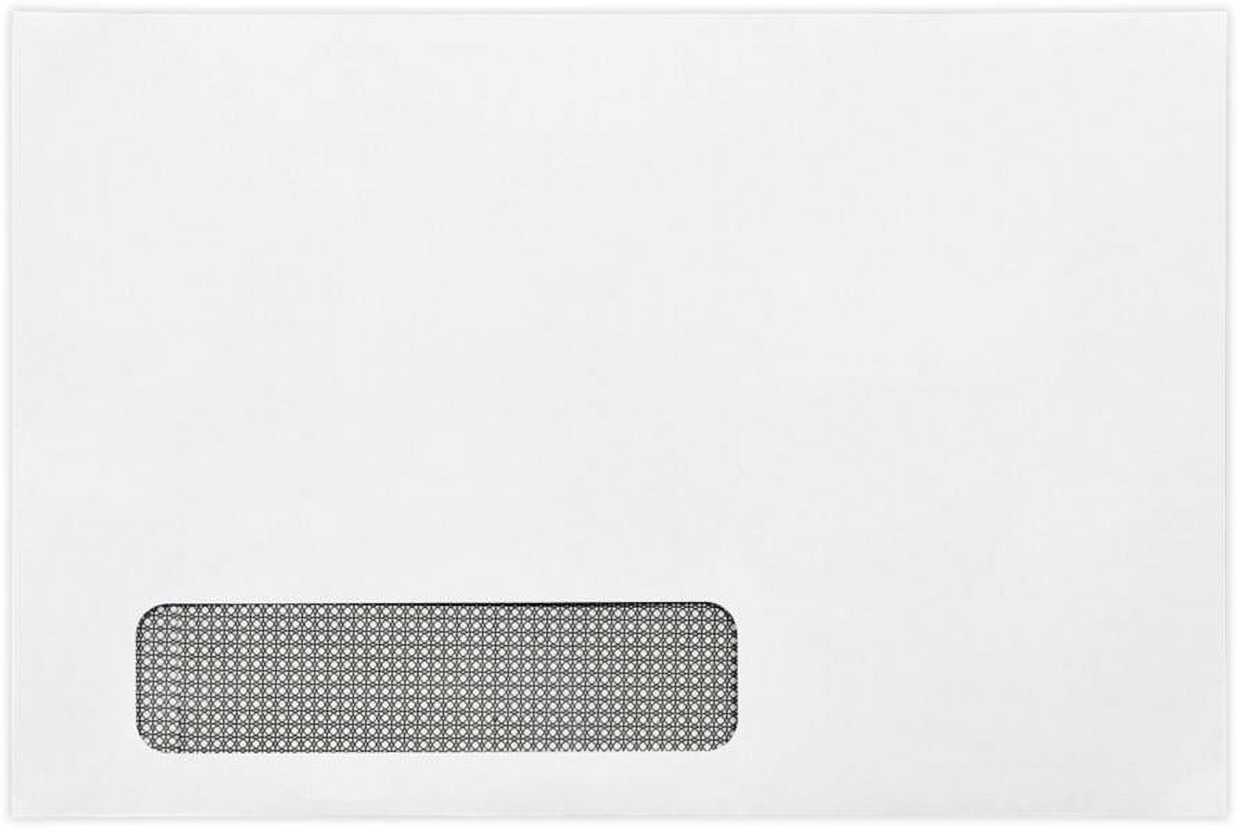 LUXPaper 6 x 9 Booklet Window Envelopes, White, 50/Pack
