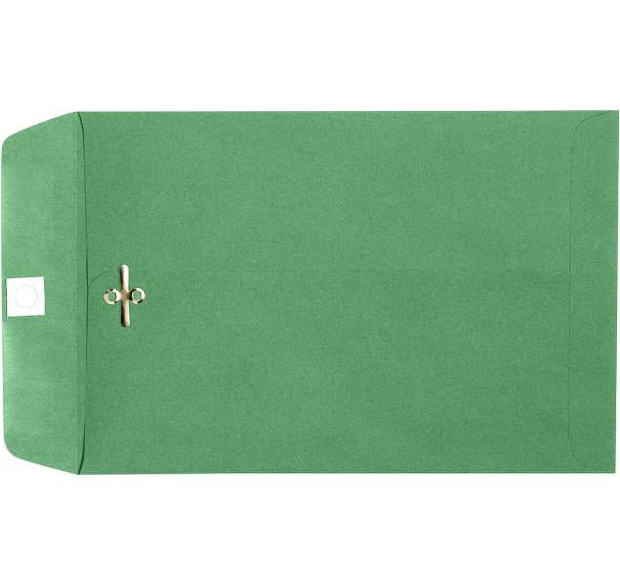LUXPaper 6 x 9 Clasp Envelopes, Holiday Green, 50/Pack