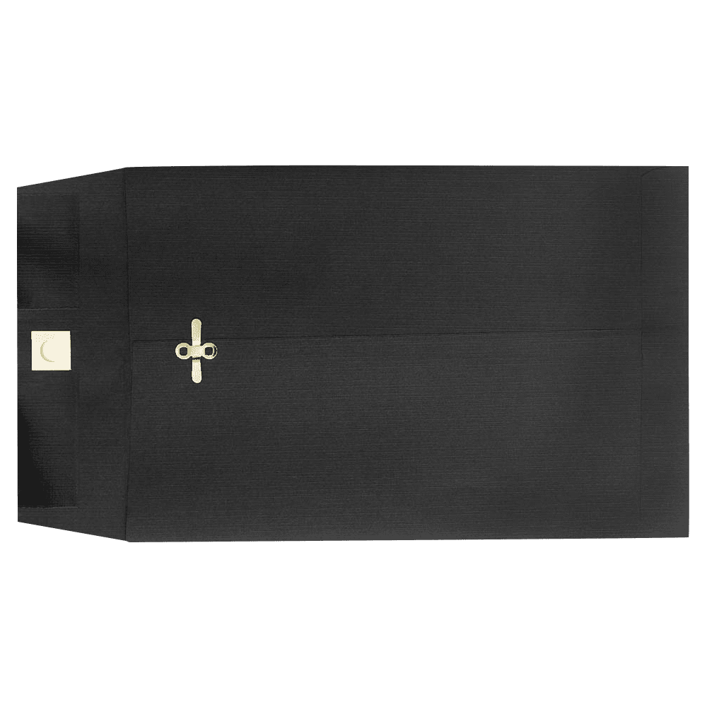 LUXPaper 6 x 9 Clasp Envelopes, Midnight Black, 1000/Pack