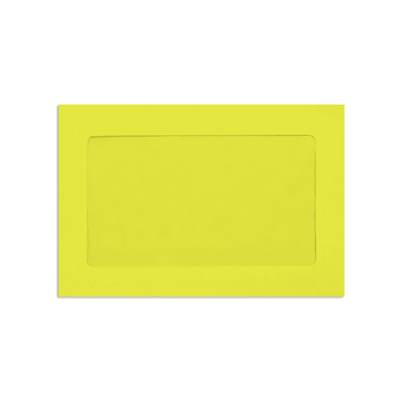 LUXPaper 6 x 9 Full Face Window Envelopes, Citrus, 1000/Pack