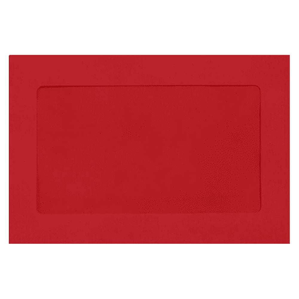 LUXPaper 6 x 9 Full Face Window Envelopes, Ruby Red, 1000/Pack