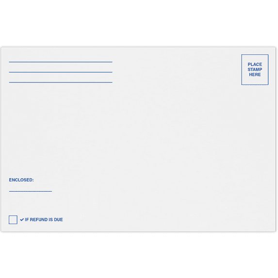 LUXPaper 6 x 9 Generic IRS/State Booklet Envelopes, Bright White, 250/Pack