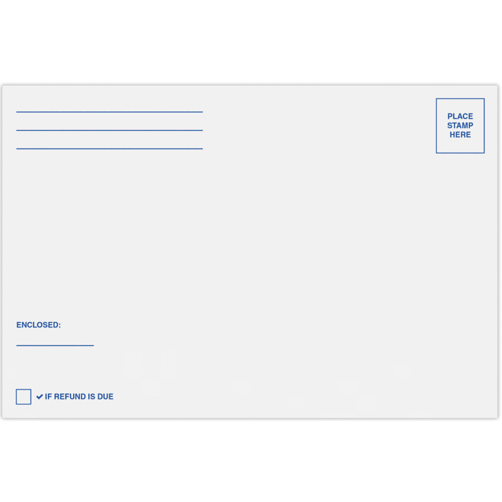LUXPaper 6 x 9 Generic IRS/State Booklet Envelopes, Bright White, 50/Pack