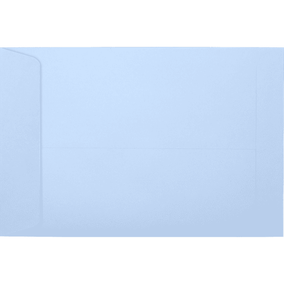 LUXPaper 6 x 9 Open End Envelopes, Baby Blue, 500/Pack