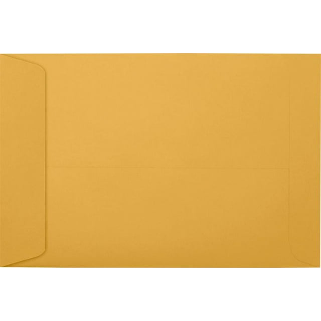 LUXPaper 6 x 9 Open End Envelopes, Brown Kraft, 1000/Pack