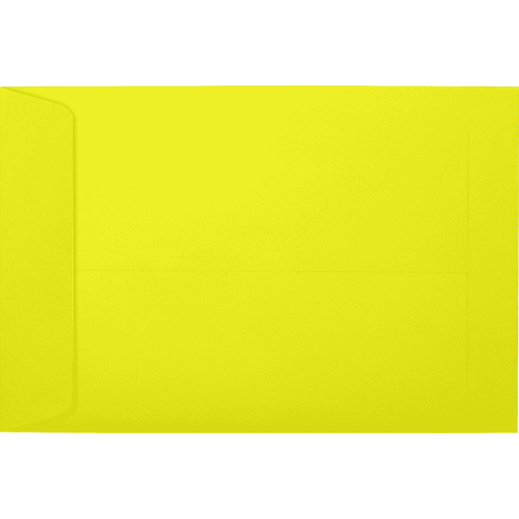 LUXPaper 6 x 9 Open End Envelopes, Citrus, 50/Pack