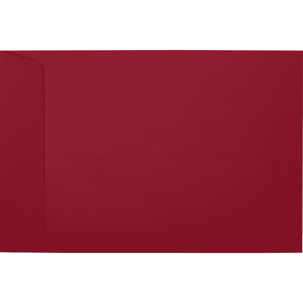 LUXPaper 6 x 9 Open End Envelopes, Garnet Red, 500/Pack