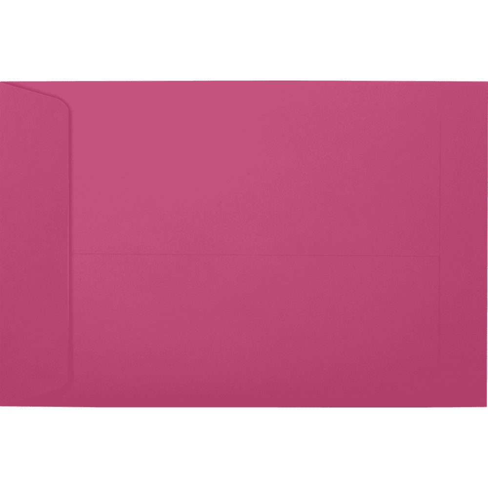 LUXPaper 6 x 9 Open End Envelopes, Magenta Pink, 250/Pack