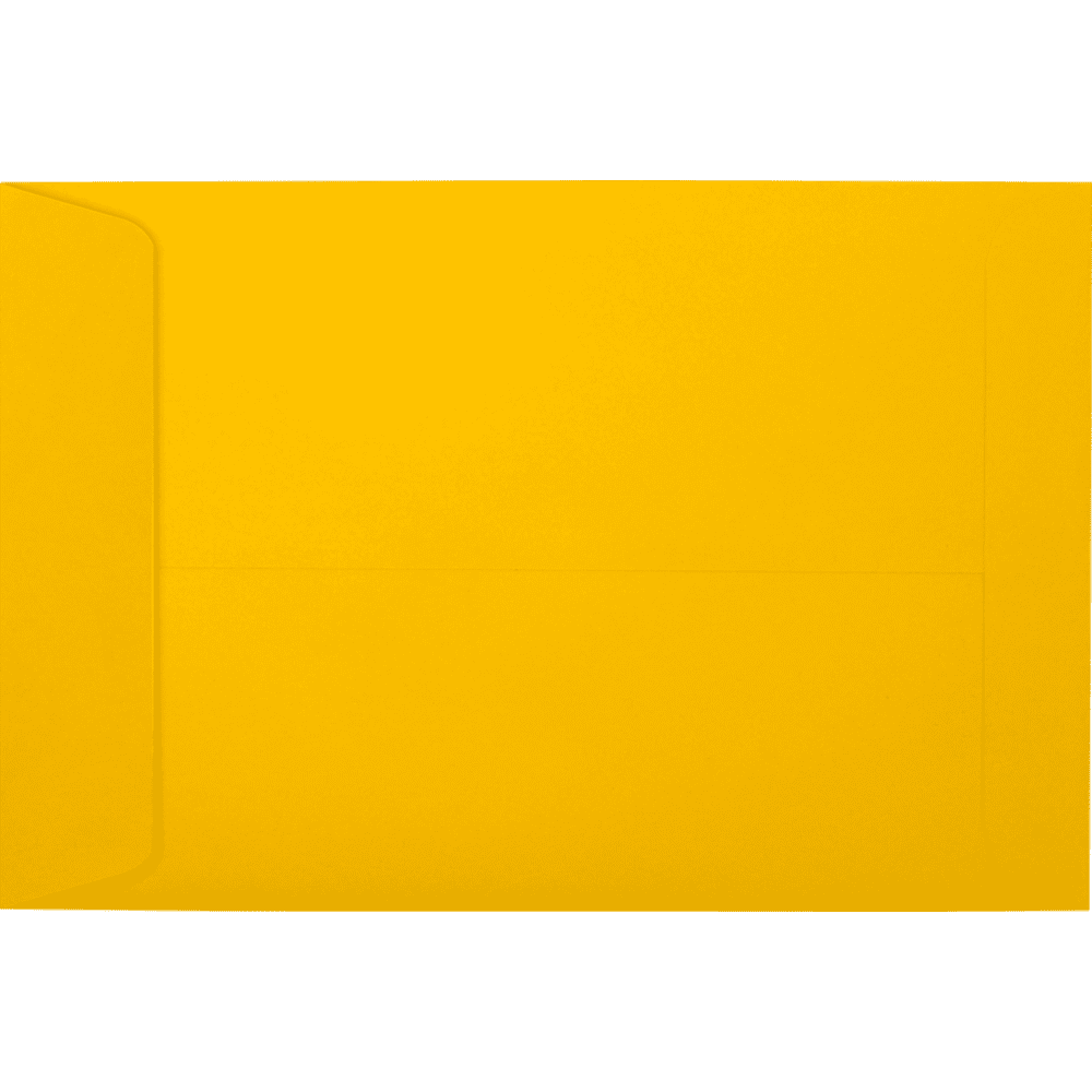 LUXPaper 6 x 9 Open End Envelopes, Sunflower, 1000/Pack