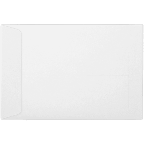 LUXPaper 6 x 9 Open End Envelopes, White, 500/Pack