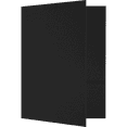 thumbnail image 1 of LUXPaper 6 x 9 Small Two Pocket Presentation Folders, Black Linen, 250/Pack, 1 of 1