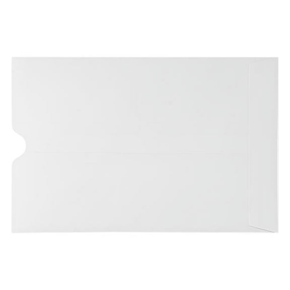 LUXPaper 6 x 9 Thumbcut Open End Envelopes, White, 1000/Pack
