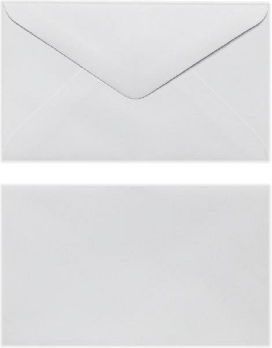 LUXPaper #63 Mini Envelopes, 2 1/2 x 4 1/4, White, 50/Pack