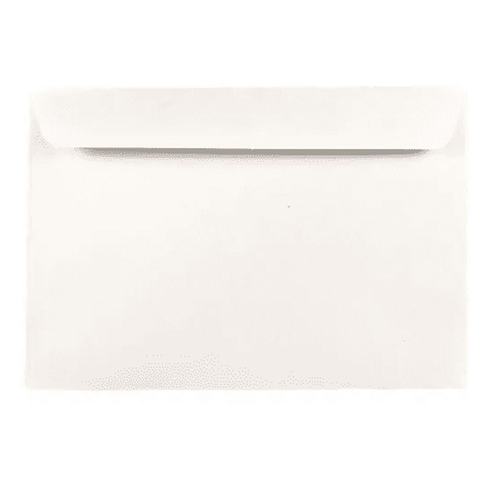 LUXPaper 7 1/2 x 10 1/2 Booklet Envelopes, Bright White, 50/Pack