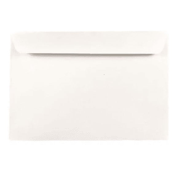 LUXPaper 7 1/2 x 10 1/2 Booklet Envelopes, Bright White, 50/Pack