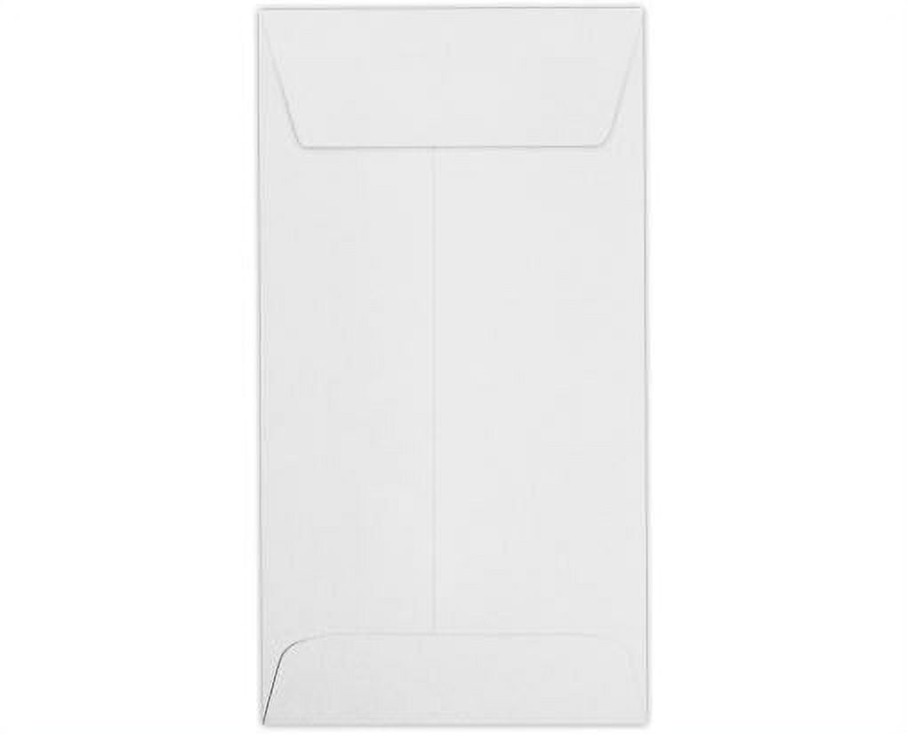 LUXPaper #7 Coin Envelopes, 24 lb, 3 1/2 x 6 1/2, Bright White, 500 Pack