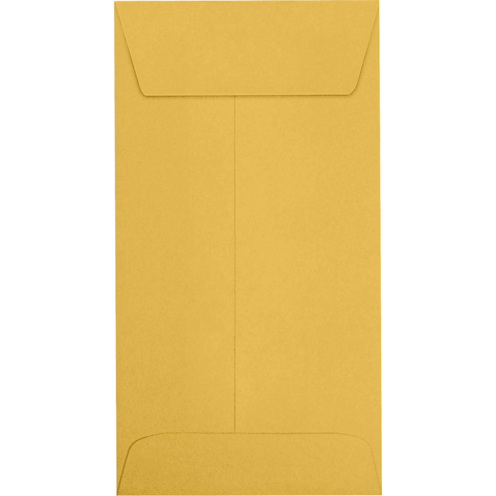 LUXPaper #7 Coin Envelopes, 24 lb, 3 1/2 x 6 1/2, Brown Kraft, 50 Pack
