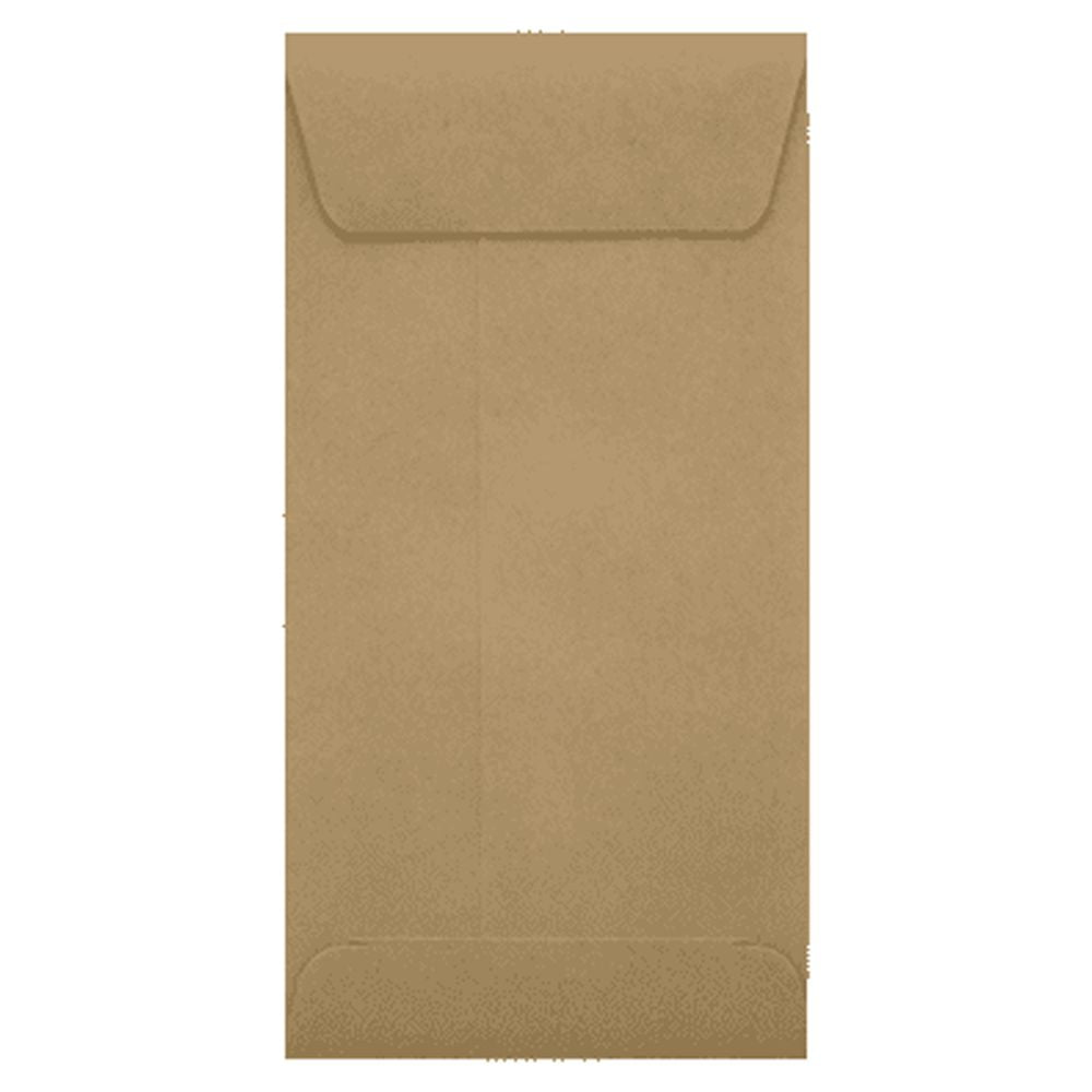 LUXPaper #7 Coin Envelopes, 70 lb, 3 1/2 x 6 1/2, Grocery Bag Brown, 250 Pack