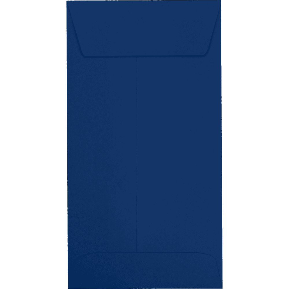 LUXPaper #7 Coin Envelopes, 80 lb, 3 1/2 x 6 1/2, Navy Blue, 500 Pack