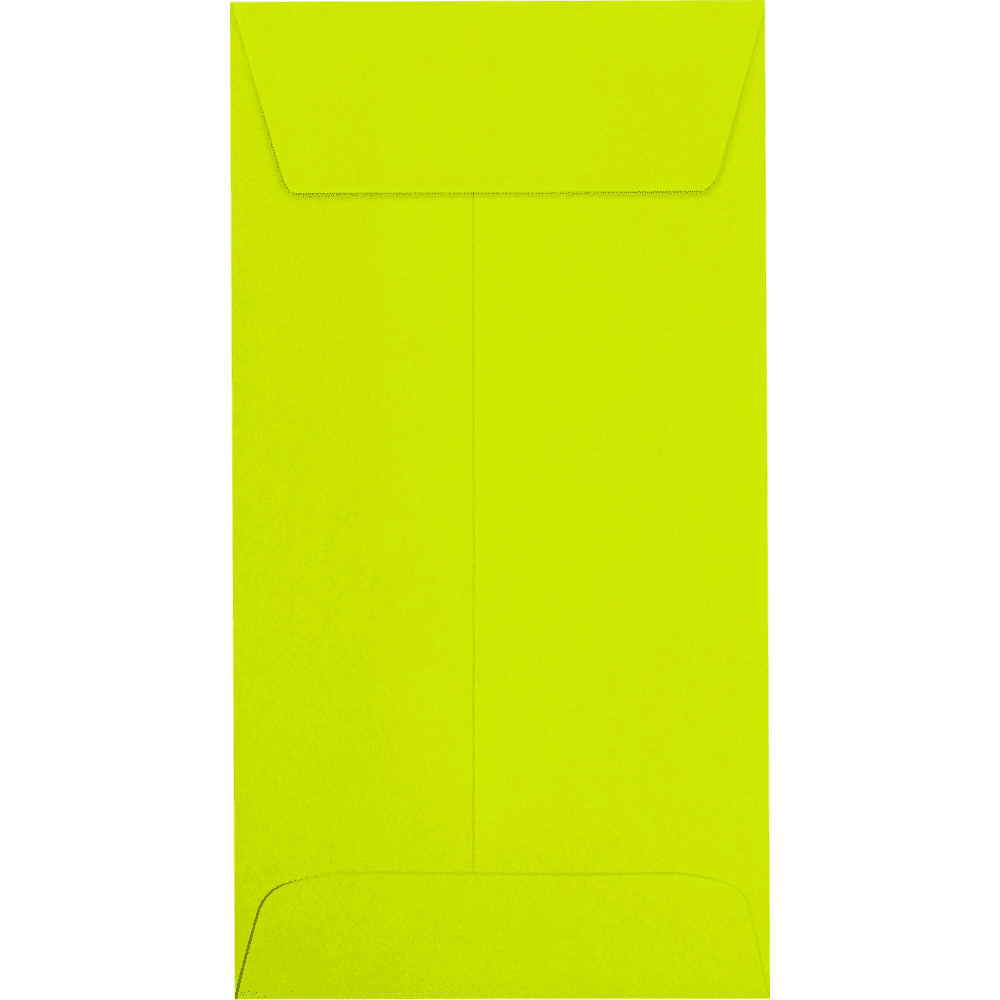 LUXPaper #7 Coin Envelopes, 80 lb, 3 1/2 x 6 1/2, Wasabi Green, 500 Pack