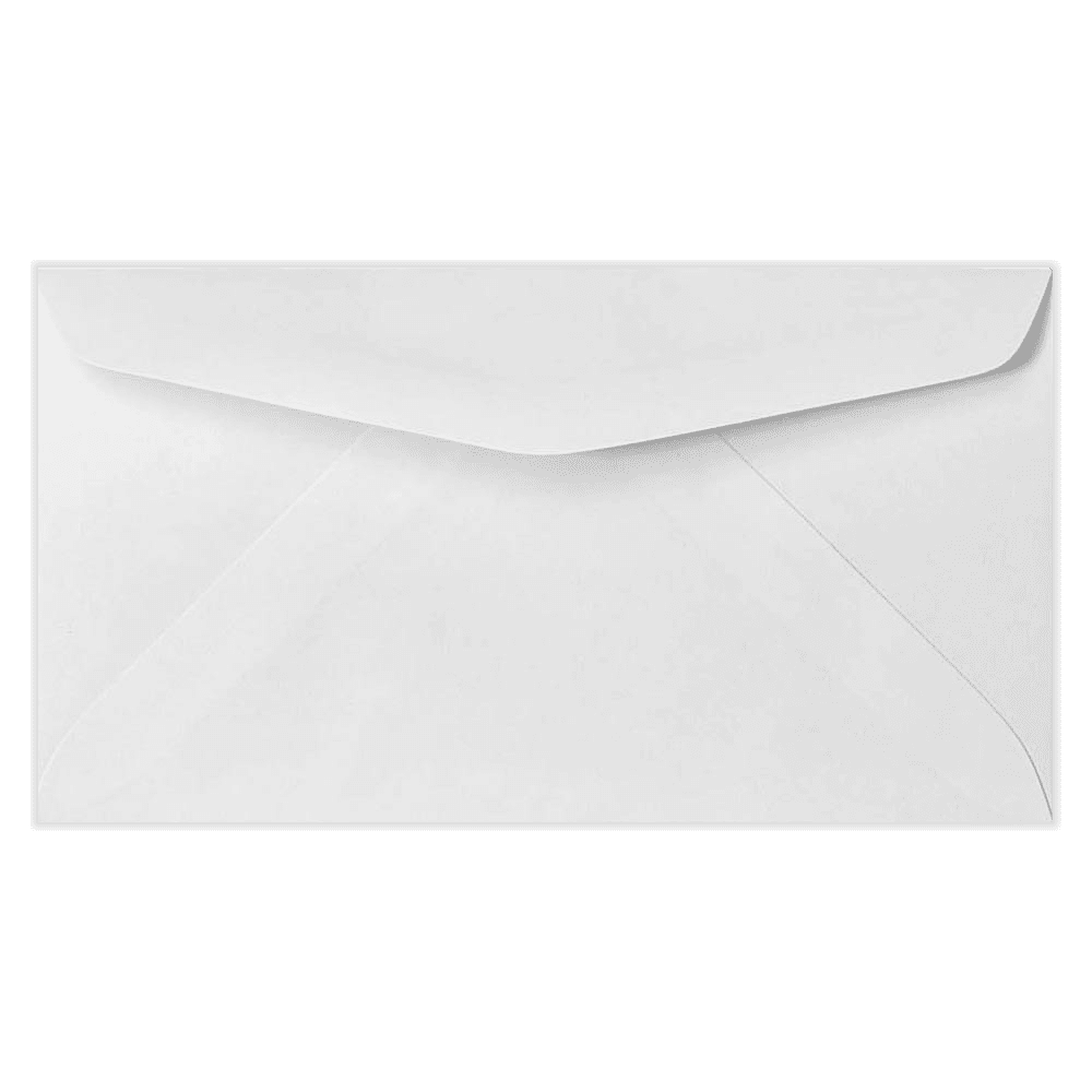 LUXPaper #7 Regular Envelopes, 3 3/4 x 6 3/4, Bright White, 1000/Pack