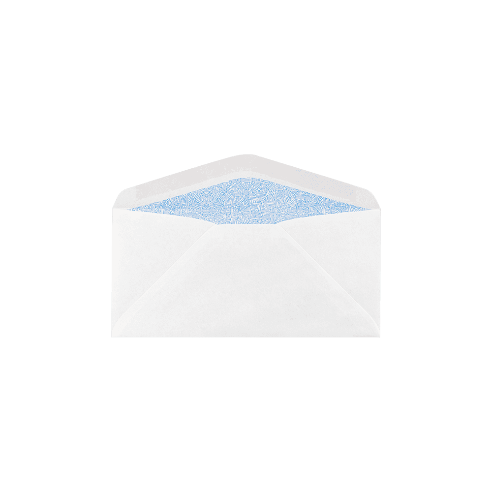 LUXPaper #7 Regular Envelopes, 3 3/4 x 6 3/4, White, 250/Pack