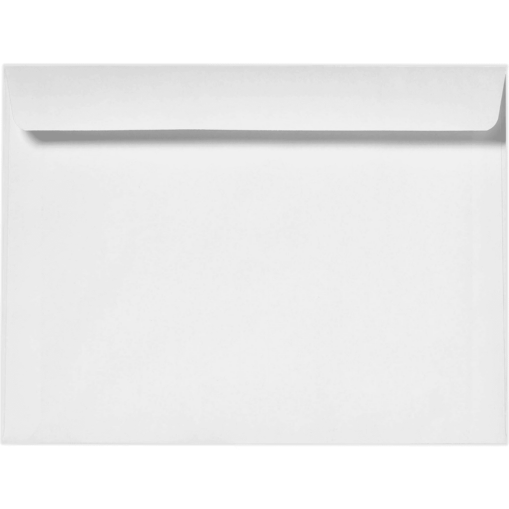 LUXPaper 7 x 10 Booklet Envelopes, Bright White, 500/Pack