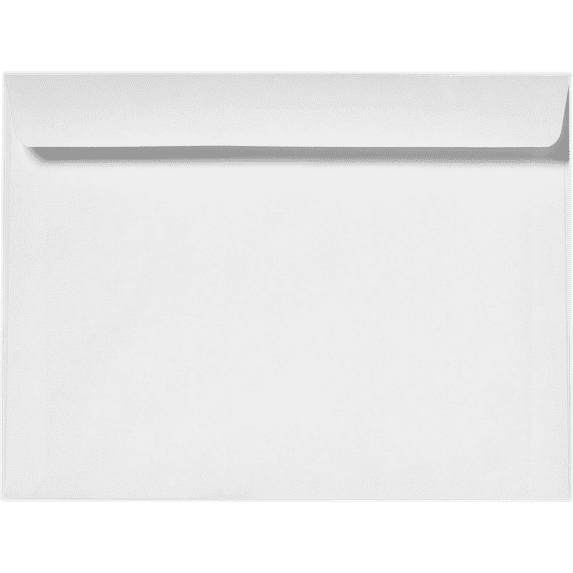 LUXPaper 7 x 10 Booklet Envelopes, Bright White, 500/Pack