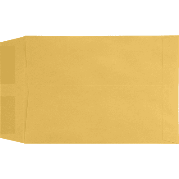 LUXPaper 7 x 10 Open End Envelopes, Brown Kraft, 1000/Pack