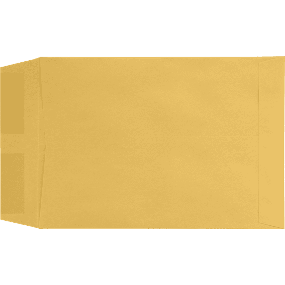 LUXPaper 7 x 10 Open End Envelopes, Brown Kraft, 1000/Pack