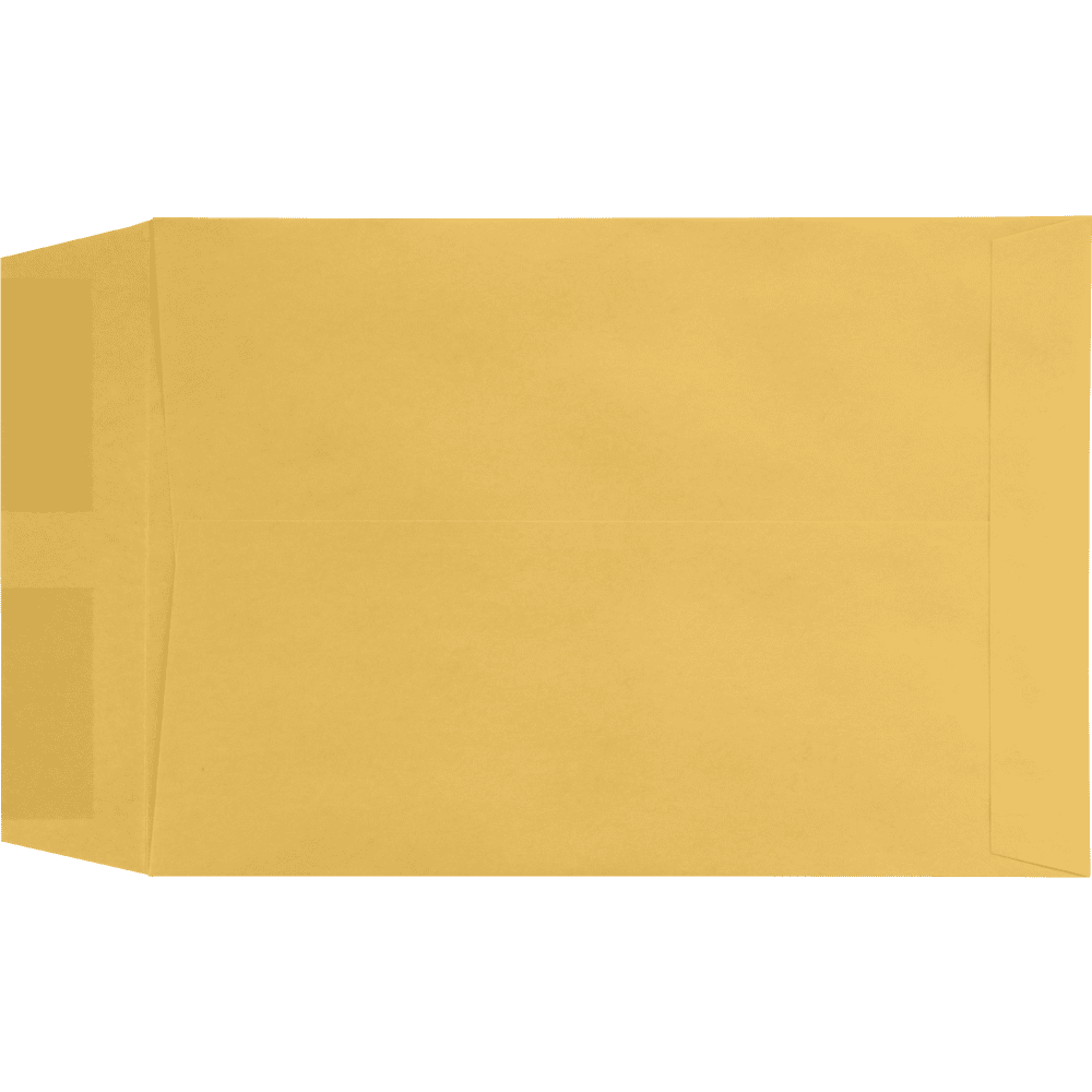LUXPaper 7 x 10 Open End Envelopes, Brown Kraft, 250/Pack