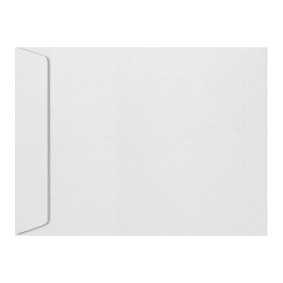 LUXPaper 8 1/2 x 10 1/2 Open End Envelopes, Bright White, 250/Pack