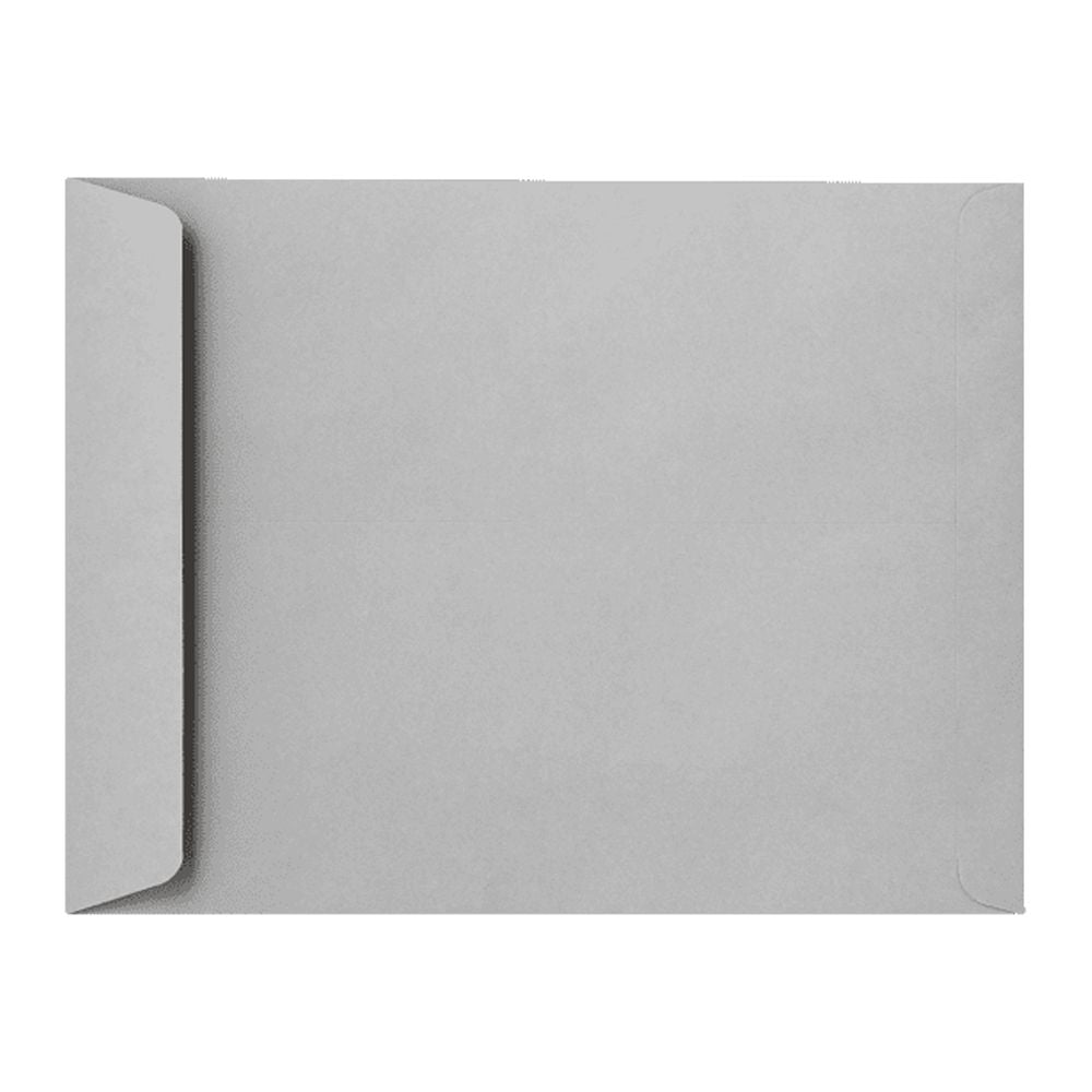 LUXPaper 8 1/2 x 10 1/2 Open End Envelopes, Gray Kraft, 500/Pack