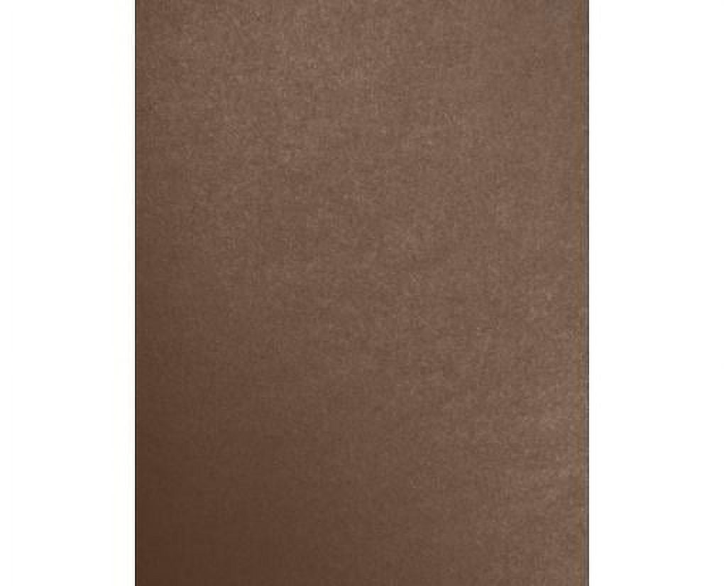 LUXPaper 8 1/2 x 11 Cardstock, Bronze Brown Metallic, 500/Pack