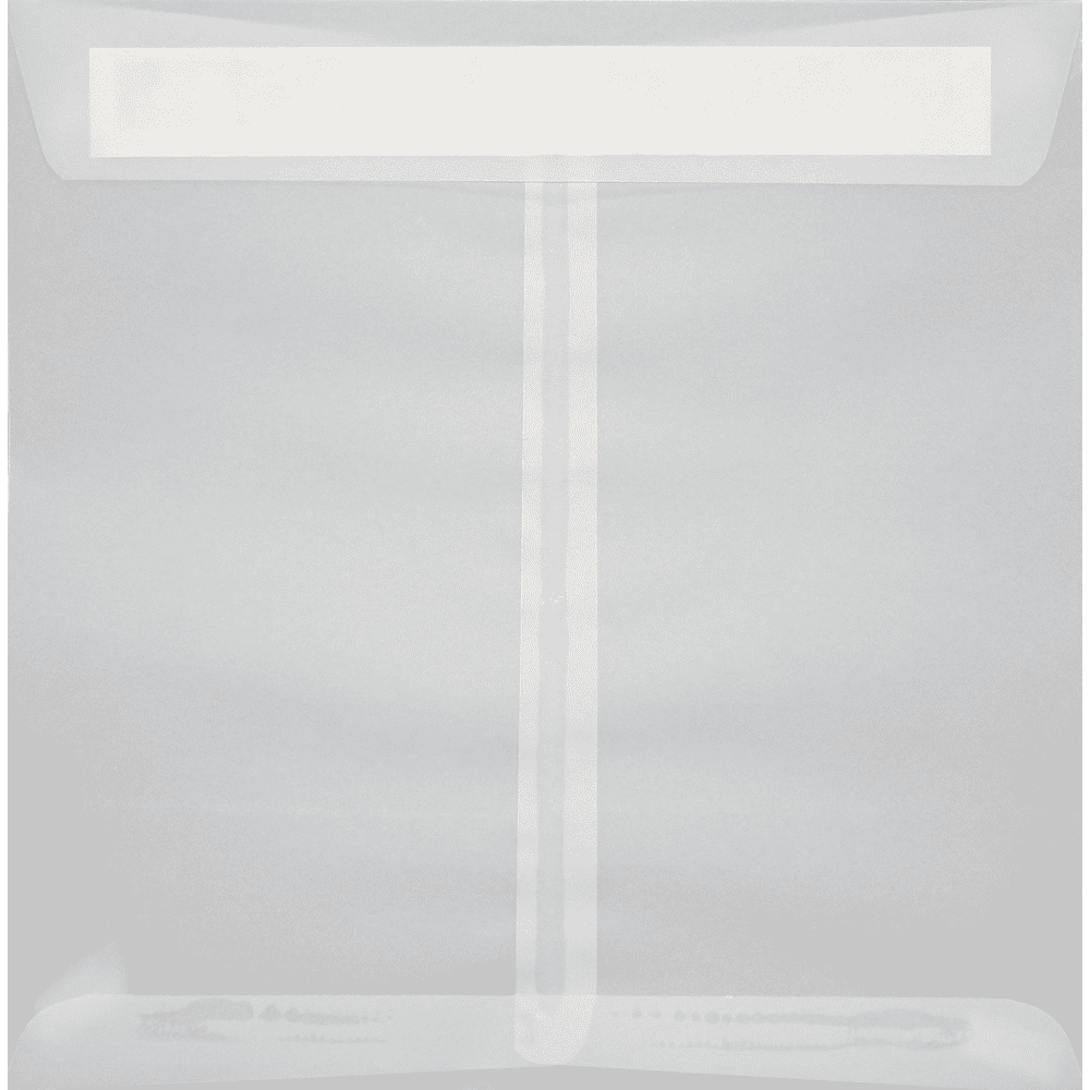 LUXPaper 8 1/2 x 8 1/2 Square Envelopes, Clear Translucent, 50/Pack