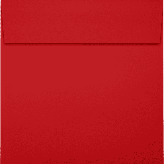 LUXPaper 8 1/2 x 8 1/2 Square Envelopes, Ruby Red, 50/Pack