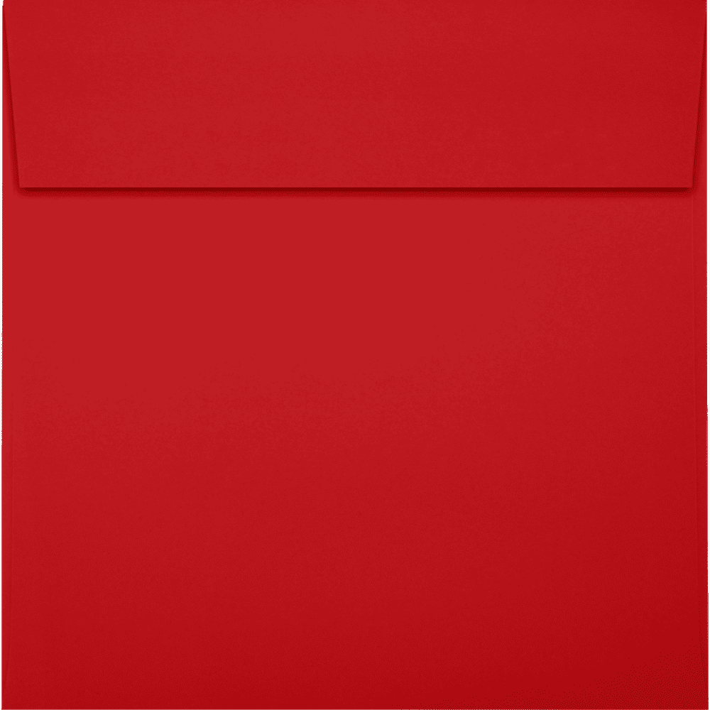 LUXPaper 8 1/2 x 8 1/2 Square Envelopes in 80 lb. Ruby Red, 1000 Pack