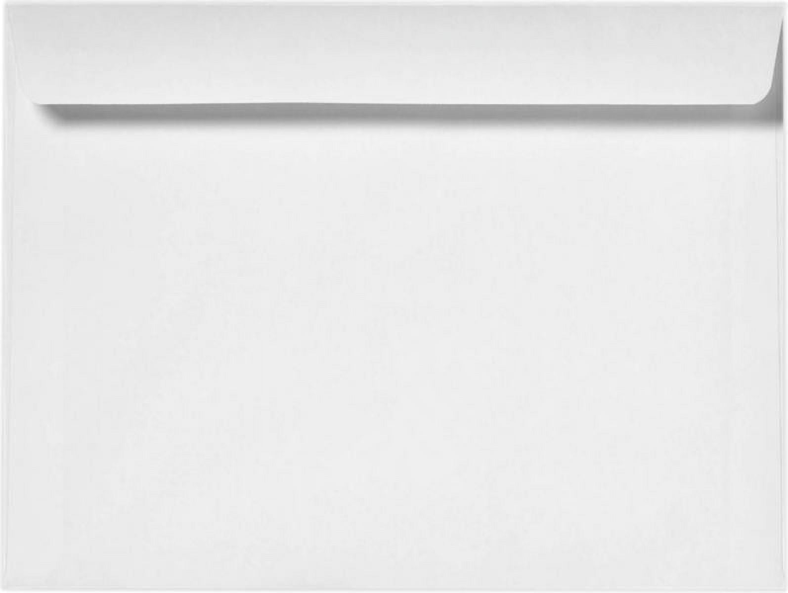 LUXPaper 8 3/4 x 11 1/2 Booklet Envelopes, Bright White, 50/Pack
