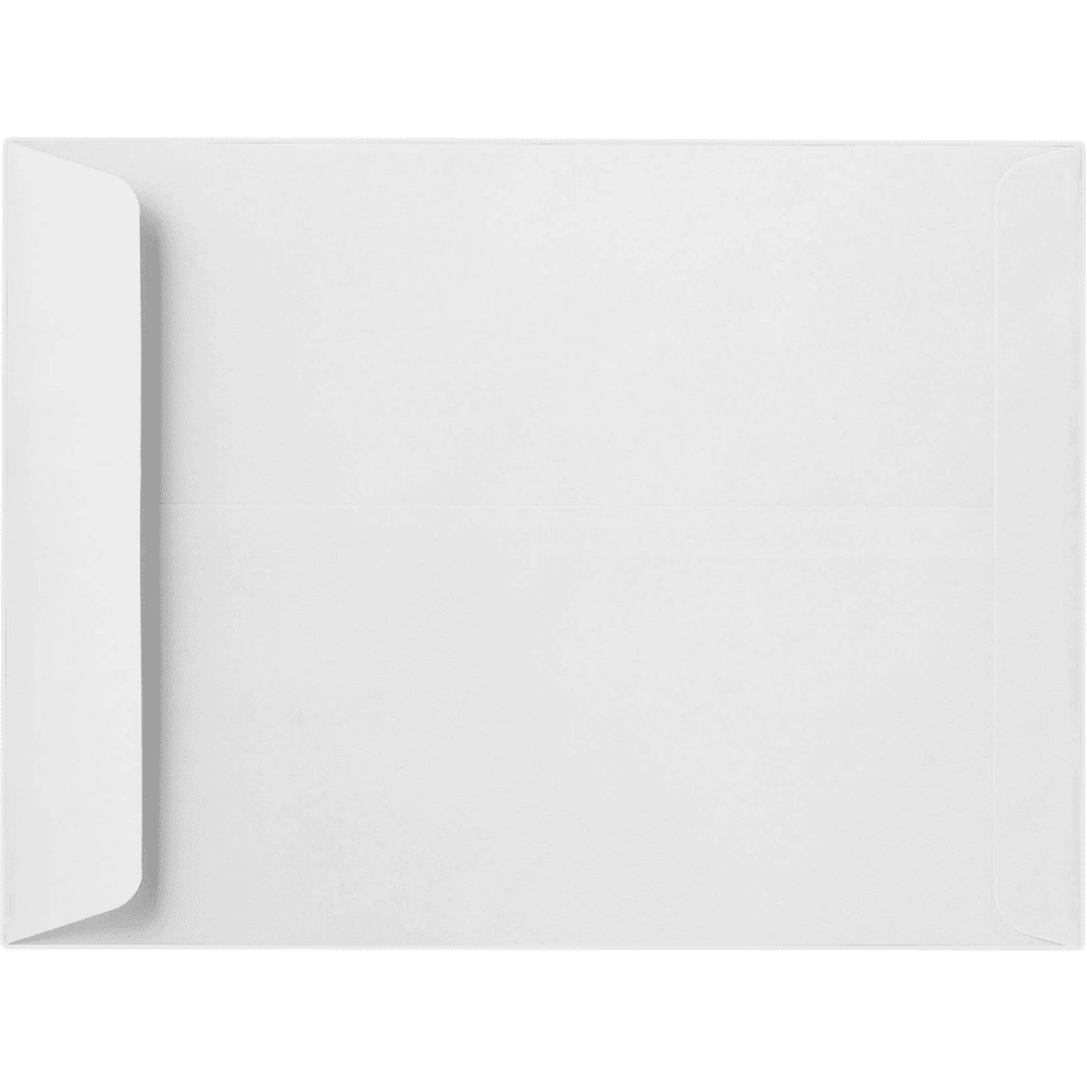 LUXPaper 8 3/4 x 11 1/4 Open End Envelopes, Bright White, 50/Pack