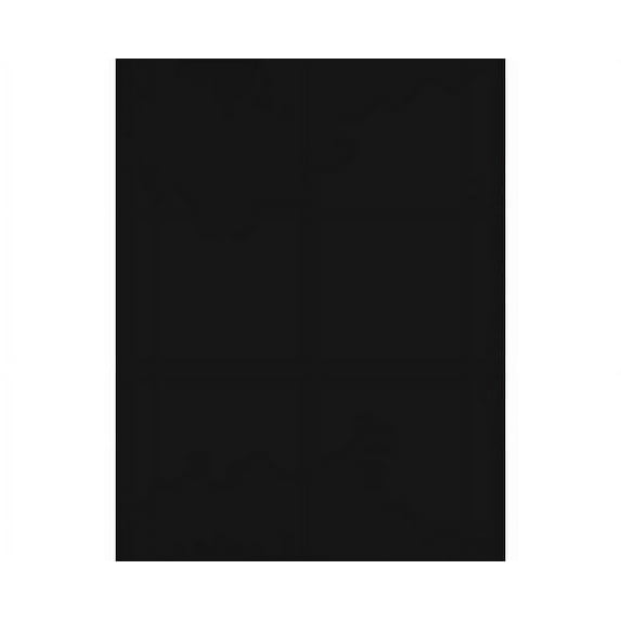 LUXPaper 8.5 x 11 Cardstock, 100 lb. Midnight Black, 50/Pack