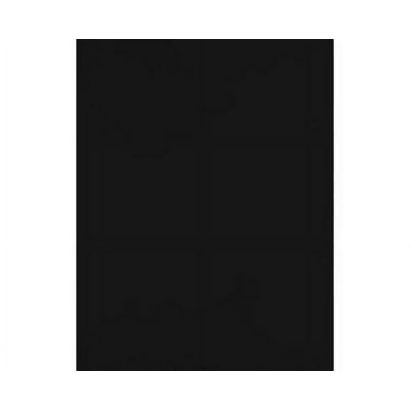LUXPaper 8.5 x 11 Cardstock, 100 lb. Midnight Black, 50/Pack