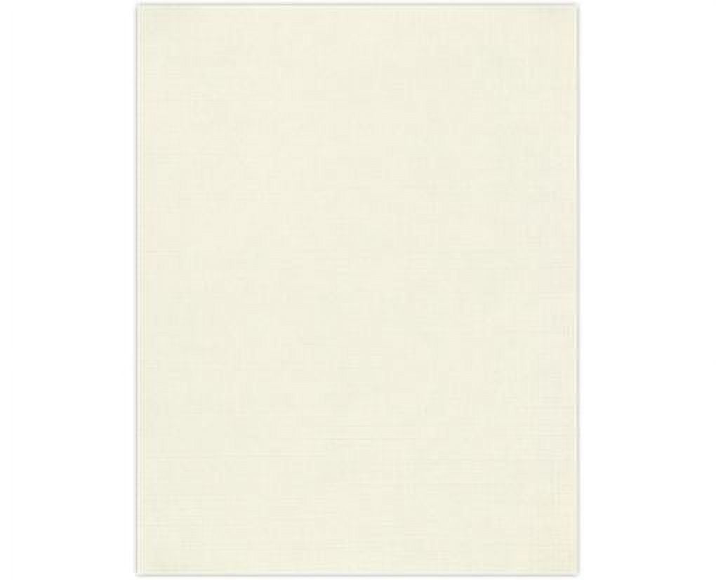 LUXPaper 8.5 x 11 Cardstock, 100 lb. Natural Off White Linen, 500/Pack