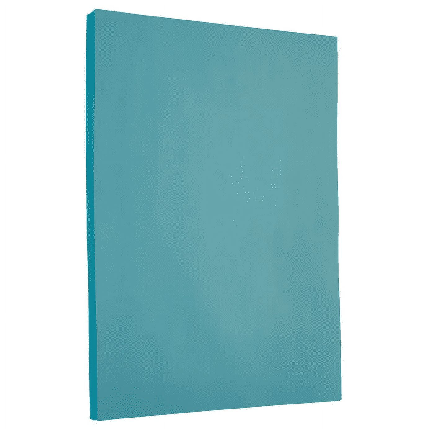 LUXPaper 8.5 x 11 Cardstock, 100 lb. Pool Blue, 50/Pack