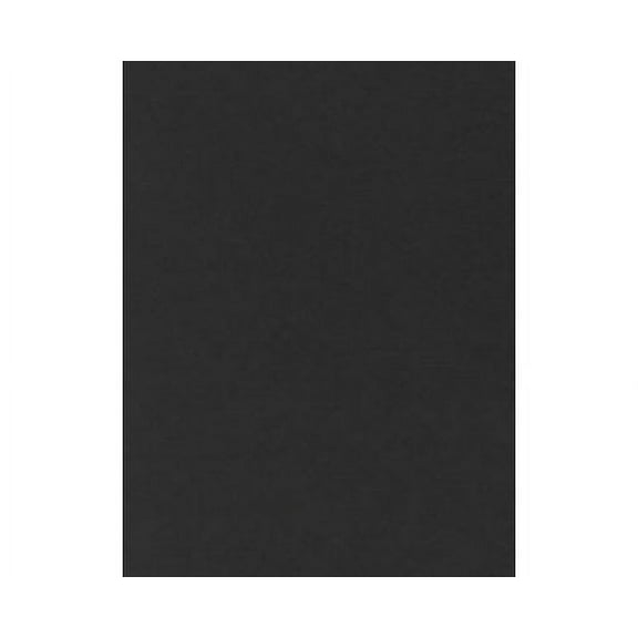 LUXPaper 8.5 x 11 Cardstock, 100lb. Black Linen, 50/Pack